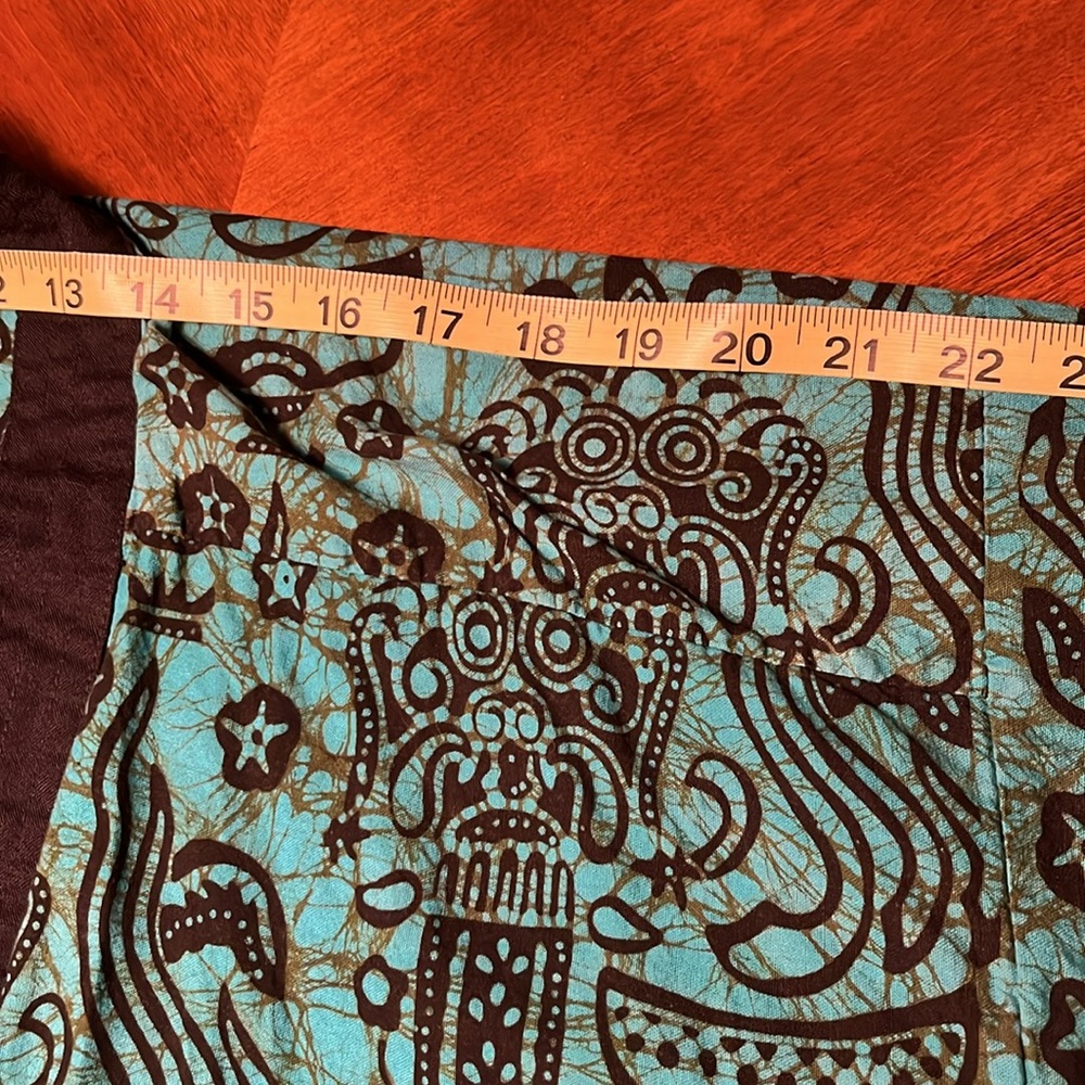 ❌SOLD❌Bali Bagus Batik Collection 100% Cotton Open Front Wide Arms - Picture 9 of 9